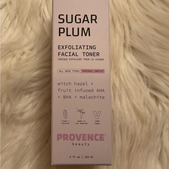 Provence Beauty Sugar Plum Exfoliating Facial Toner - New in Box - Picture 5 of 9
